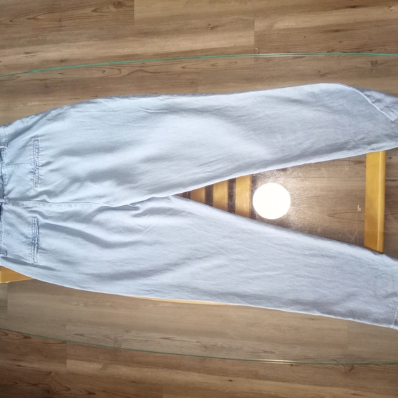 Vero Moda Sky Blue Loose Tie Casual Pants - Picture 6 of 6